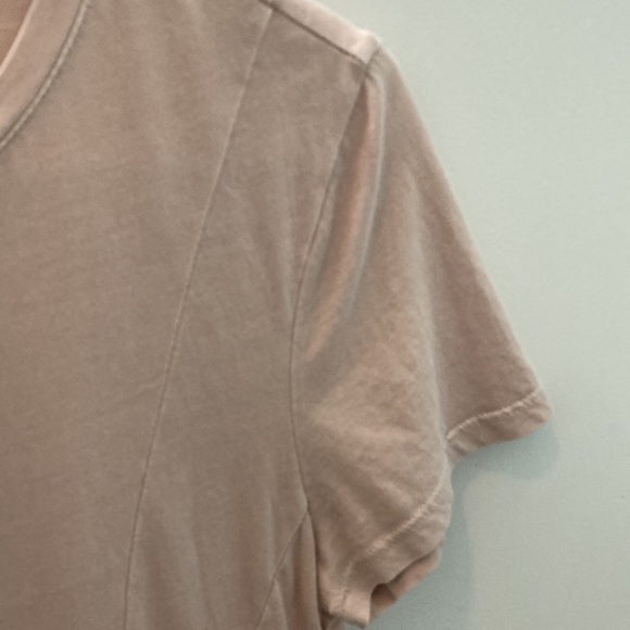 Light Pink Gap Vintage Wash Tee Shirt Top - Picture 2 of 14